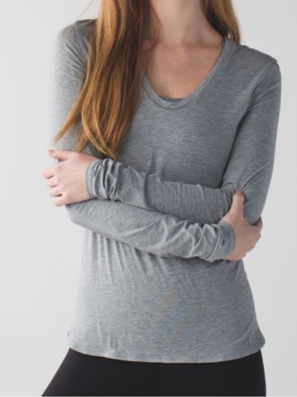 Lululemon Circadian Long Sleeve V Neck Tee
Heathered Medium Grey - Picture 2 of 7